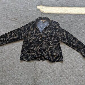 Beautiful Michael Kors Palm Leaf shirt (never worn)